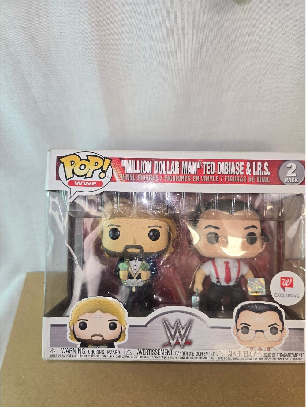 Funko Pop! WWE “Million Dollar Man” Ted DiBiase & I.R.S. Money Inc